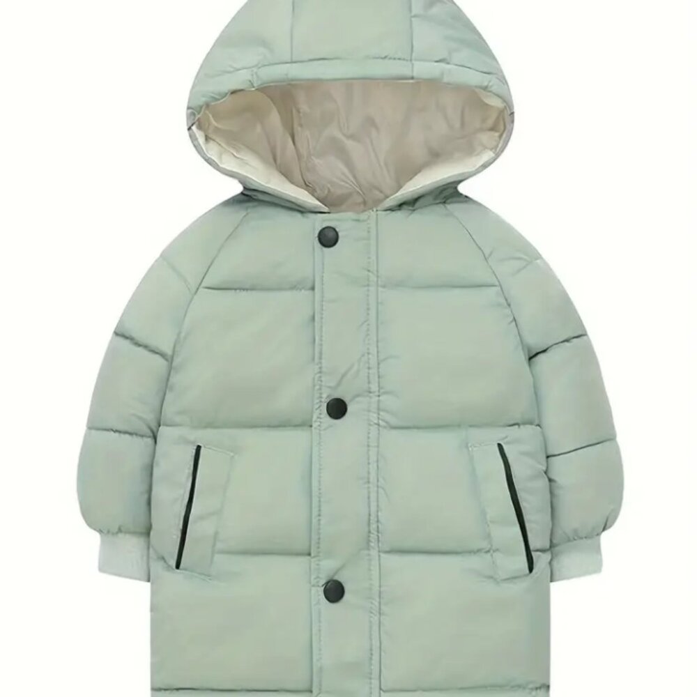 Light Green Puffer Coat